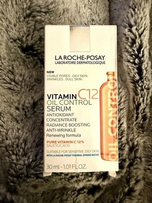 La Roche-Posay Vitamin C12 Oil Control Serum For Wrinkles And Dull Skin 1.0 Floz