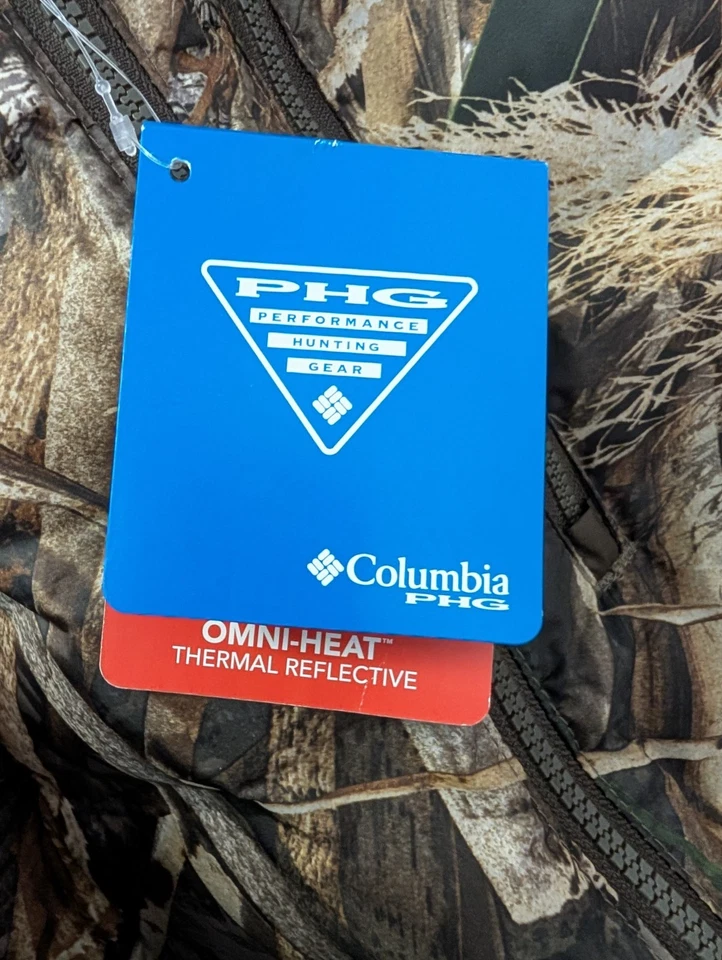 Columbia PFG Omni Heat Wader Widgeon Liner Jacket Realtree Max-5 XXL/2TG NWT's! - Image 2 of 4