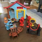 Vintage 1976 Hasbro Weeble Wobble Mickey Mouse Clubhouse w/ accessories Lot