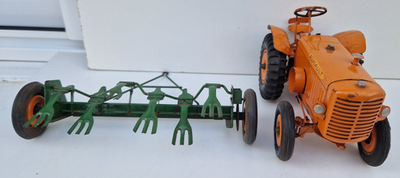 ANCIEN JOUET FRANCE Cij Tracteur Agricole Renault Tole 1950 Jrd Quiralu EUR 35,90 - FR