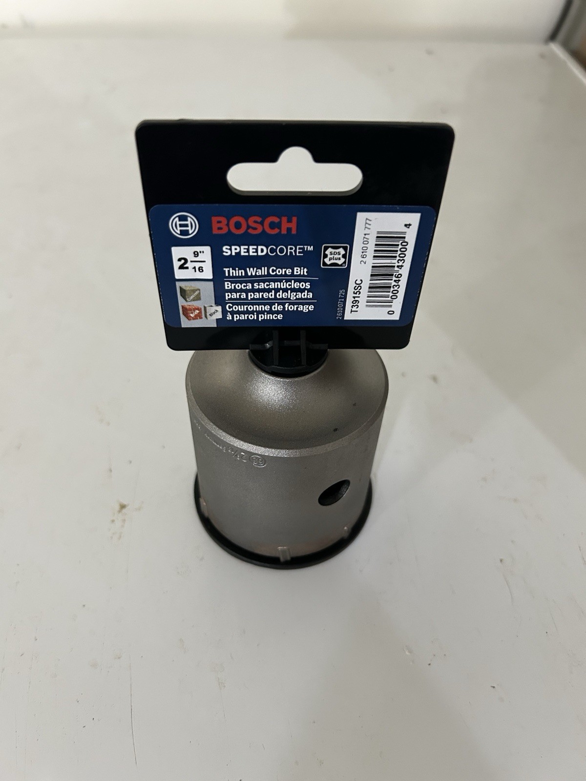 Genuine Bosch Speed Core Thin Wall Core Bit (2-9/16)