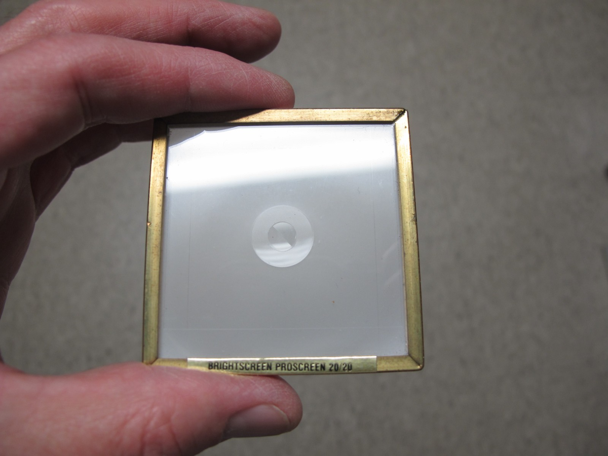 BRIGHTSCREEN PROSCREEN 20/20 FOCUSING SCREEN FOR HASSELBLAD V
