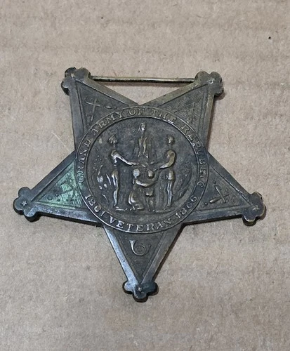 Antique G.A.R. Grand Army Of The Republic Medal No Ribbon 1861-1866