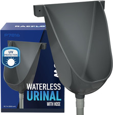 Waterless Urinal with Hose - UV Resistant outside Urinal, Outdoor Plastic Urinal