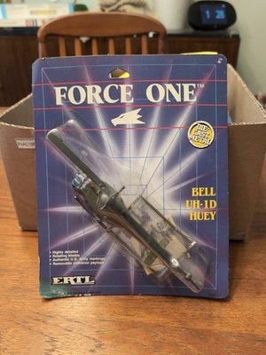 ERTL Force One Bell UH-1D Huey Diecast Helicopter Vintage New 1989 Iroquois