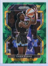 2022 Panini Prizm WNBA Green Ice Parallel 149 Dana Evans RC