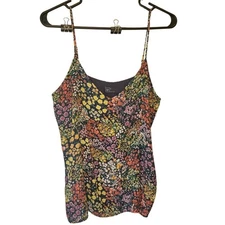 Gap Floral Cami Tank Top Medium Garden Print Cottagecore Y2K Summer Layer