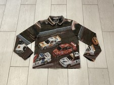 Vintage Iconaclub Men's Tapestry Jacquard Zip Jacket BMW Racing E30 Car Culture