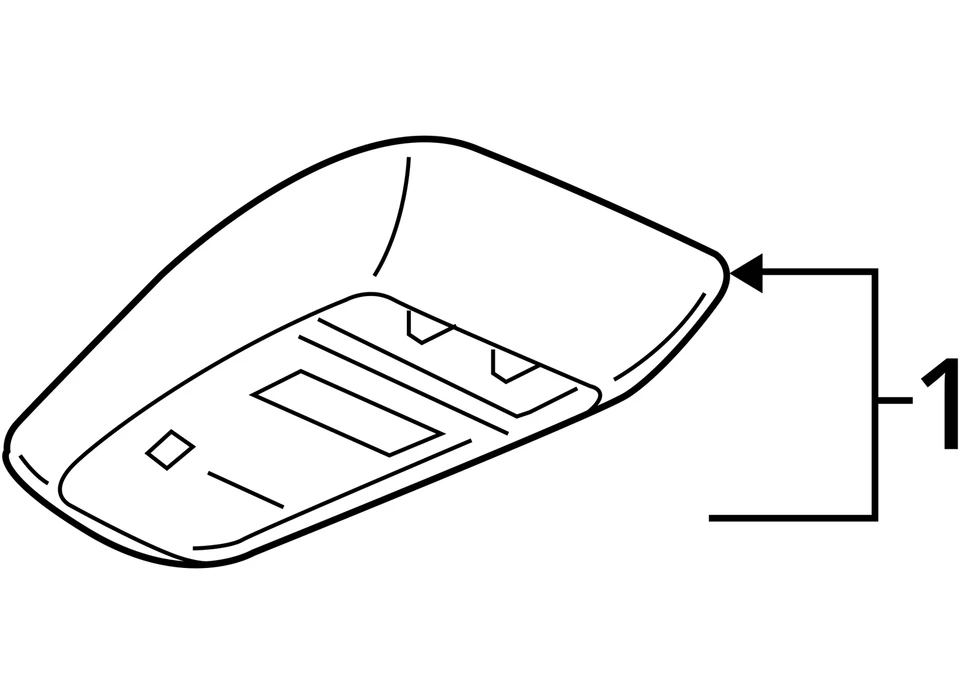 SE ADAPTA A CONSOLA PONTIAC MONTANA 2005-2006 ASM RF *LT GRIS *G 10385872 - NUEVO OEM Foto 3 de 3