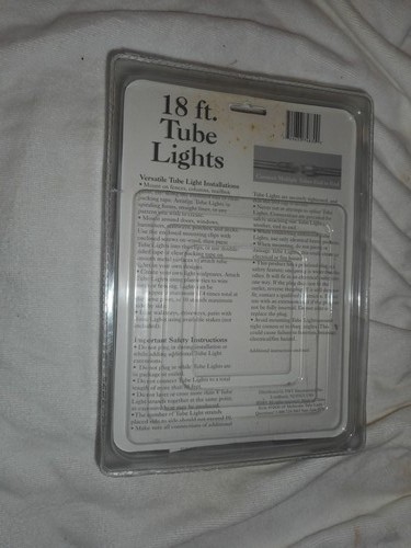 18 ft. Tube Lights Multicolor Indoor/Outdoor Connectable New Sealed - Foto 4 di 5