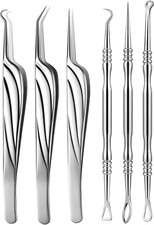 Blackhead and Acne Extractor Kit, Professional Pimple Popper Tool Kit