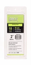Grex GSB18-50 2 In. 18 Ga. Brad Nails, Stainless Steel 304, 1M