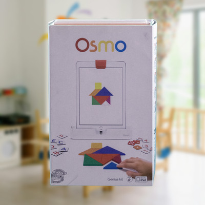 Osmo Genius Kit for iPad Tangram Words Numbers Base Complete in Box