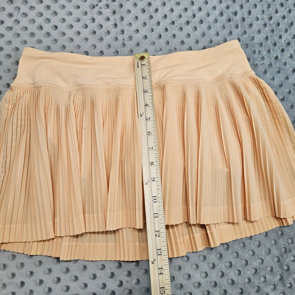 Falda Lululemon plisada a la calle tiro medio en verano naranja brillante para mujer 8 Foto 4 de 4