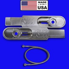2020-2026 KTM 890 Adventure swingarm extensions - Brake Line "Made In The USA"
