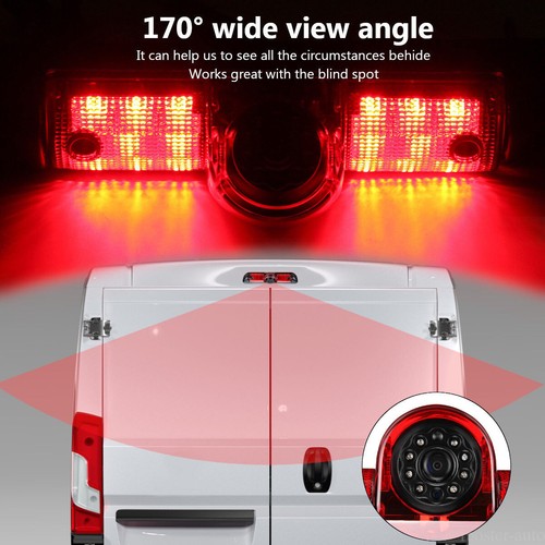 Wireless 7" Car DVR Quad Monitor Mirror Brake Backup Reversing Camera For Fiat - Picture 17 of 22