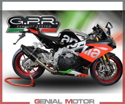 Auspuff Schalldampfer GPR FURORE NERO Katalys APRILIA TUONO 1100 V4 RR 2017 2020
