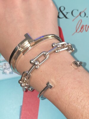 ティファニー　ILoveYou　バングル 新品] ティファニー ロック ラージ 73027411 バングル J379918