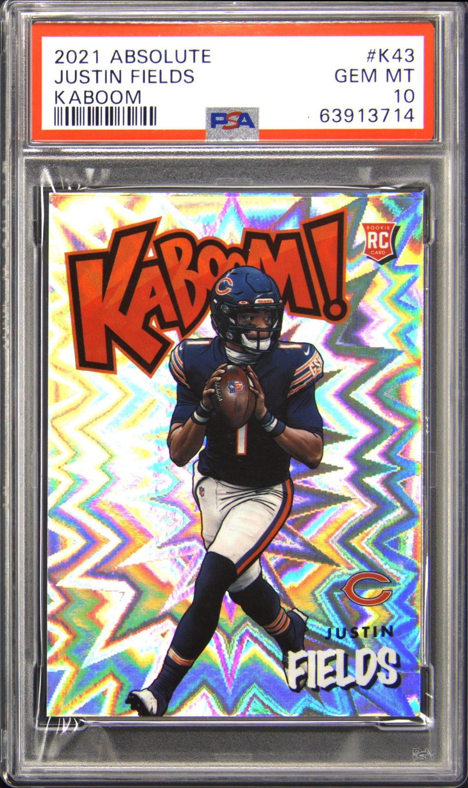 Justin Fields Panini Absolute Kaboom! #K43 Base