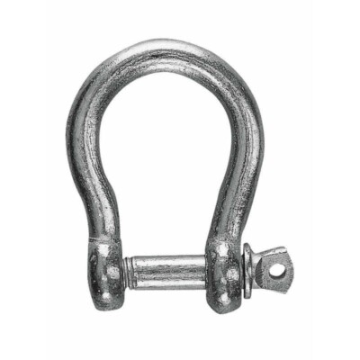 PLASTIMO D.32MM GALVANISED BOW SHACKLE 401546 Stahl Schäkel D Ring