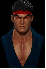 PCS EVIL RYU Life Size Bust 20/120 STREET FIGHTER Sideshow Pop Culture Shock NEW