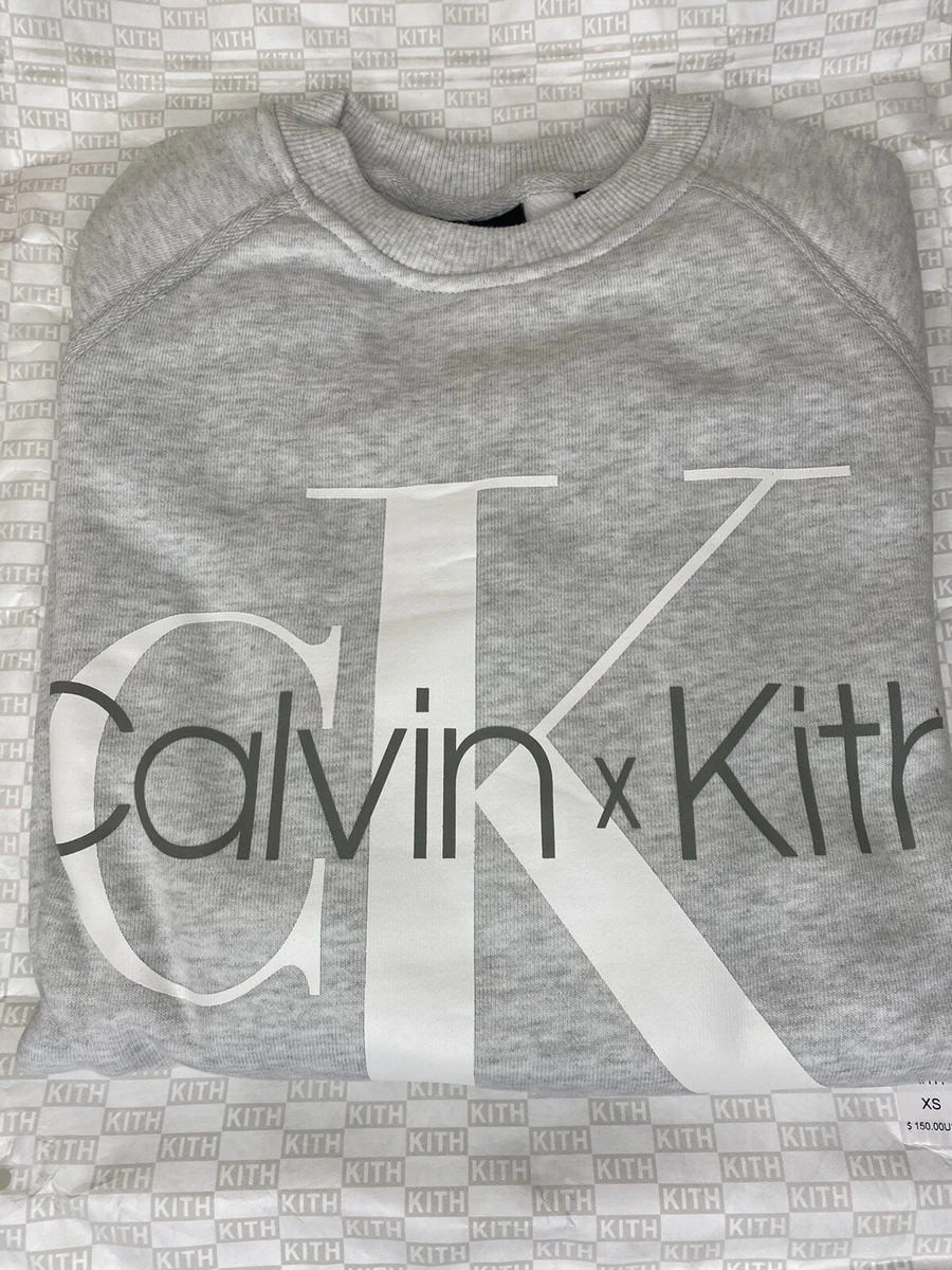 KITH FOR CALVIN KLEIN CREWNECK GREY | vrealitybolivia.com