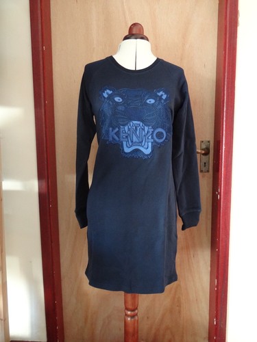 Kenzo Paris para Mujeres Vestido Sudadera TIGRE-Azul Marino-PVP 240 € -  nuevo con etiquetas!!! | eBay