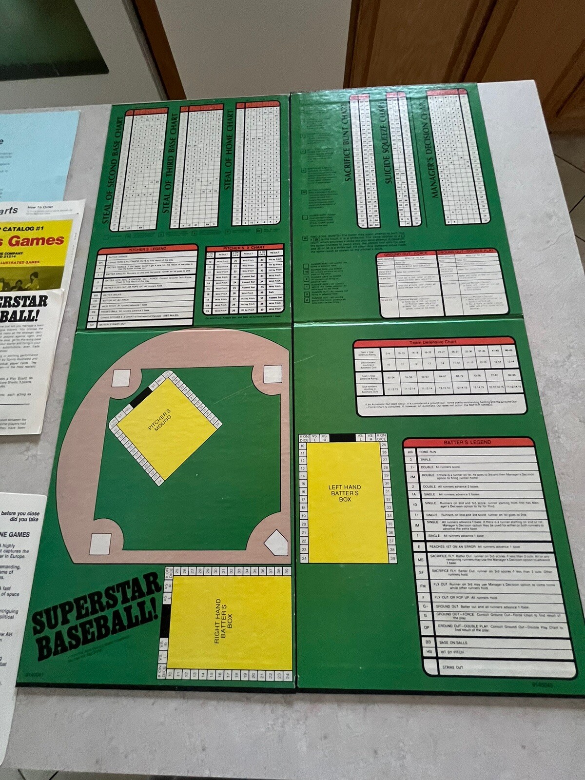 Superstar Baseball! Sports Illustrated Games & Avalon Hill 1978
