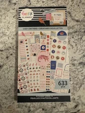 Happy Planner Sticker Book - Cozy Critters 633 Pieces 