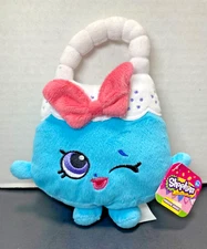 New Just Play Shopkins Handbag Harriet 8” Stuffed Kids Plush Toy