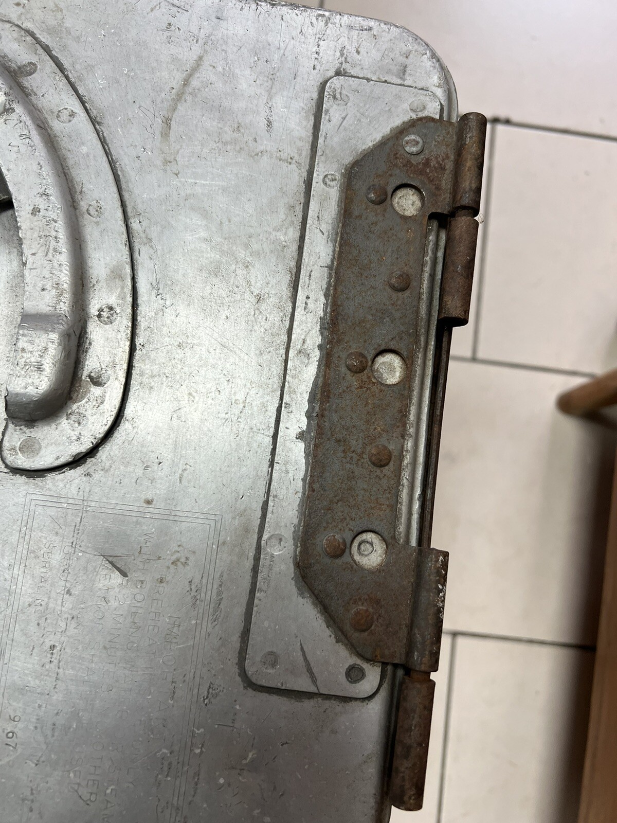 Vintage Aluminium Grundy Bin Insulated Container eBay