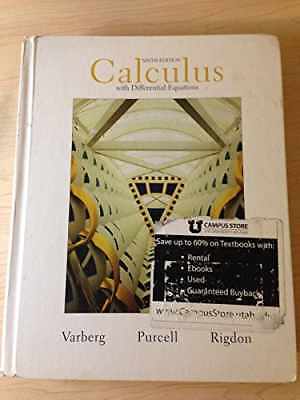 Calculus with Differential - Hardcover, by Varberg Dale; Purcell - Acceptable n