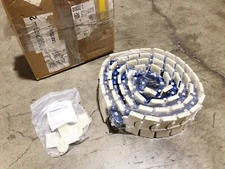 New Intralox A2F1DNXXX1LT-00 Right Turn Blue Acetal Belt Series 5000 4.5" 10FT.