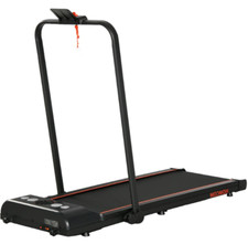 HOMCOM Foldable Walking Treadmill with LED Display Home Office Fitness Studio
