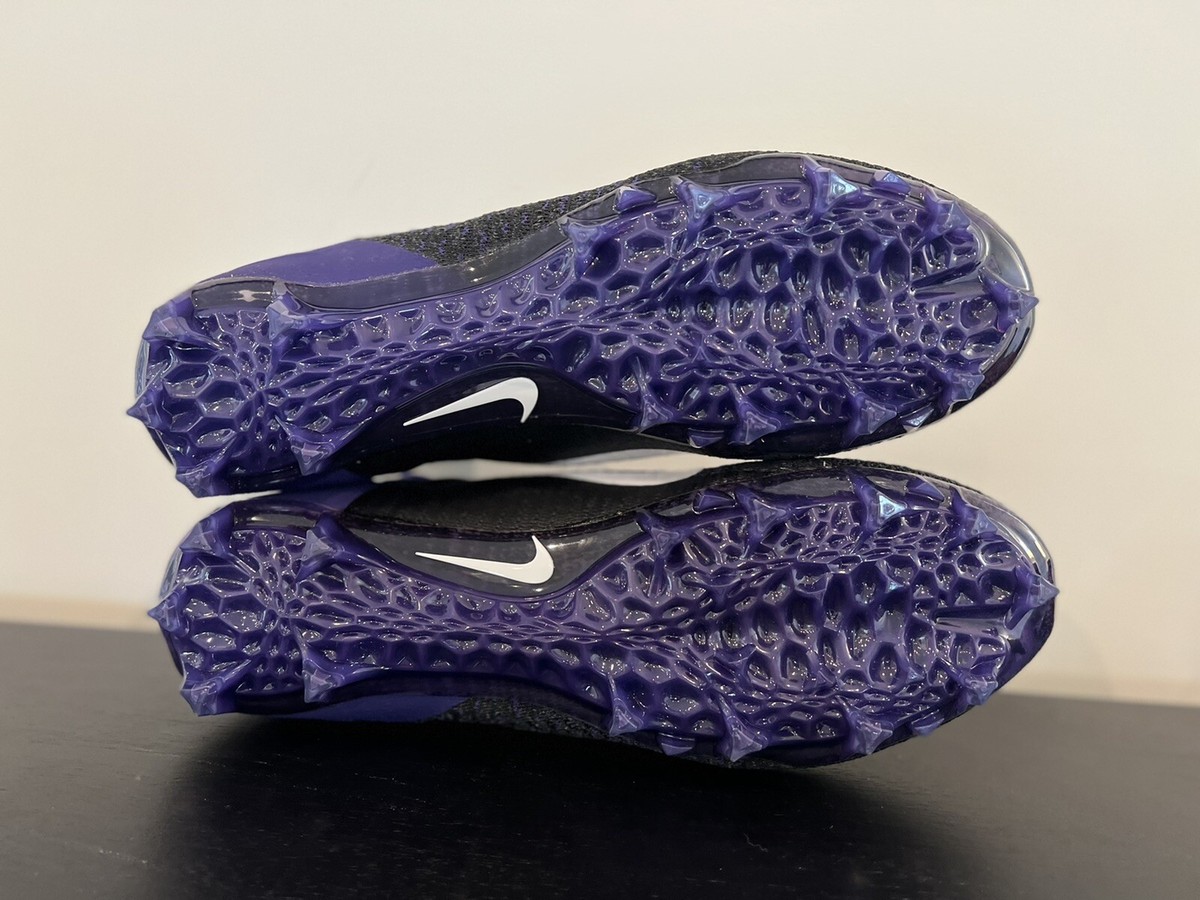 Size 15 Nike Alpha Menace Elite 2 Purple Football Cleats NEW  display picture 1
