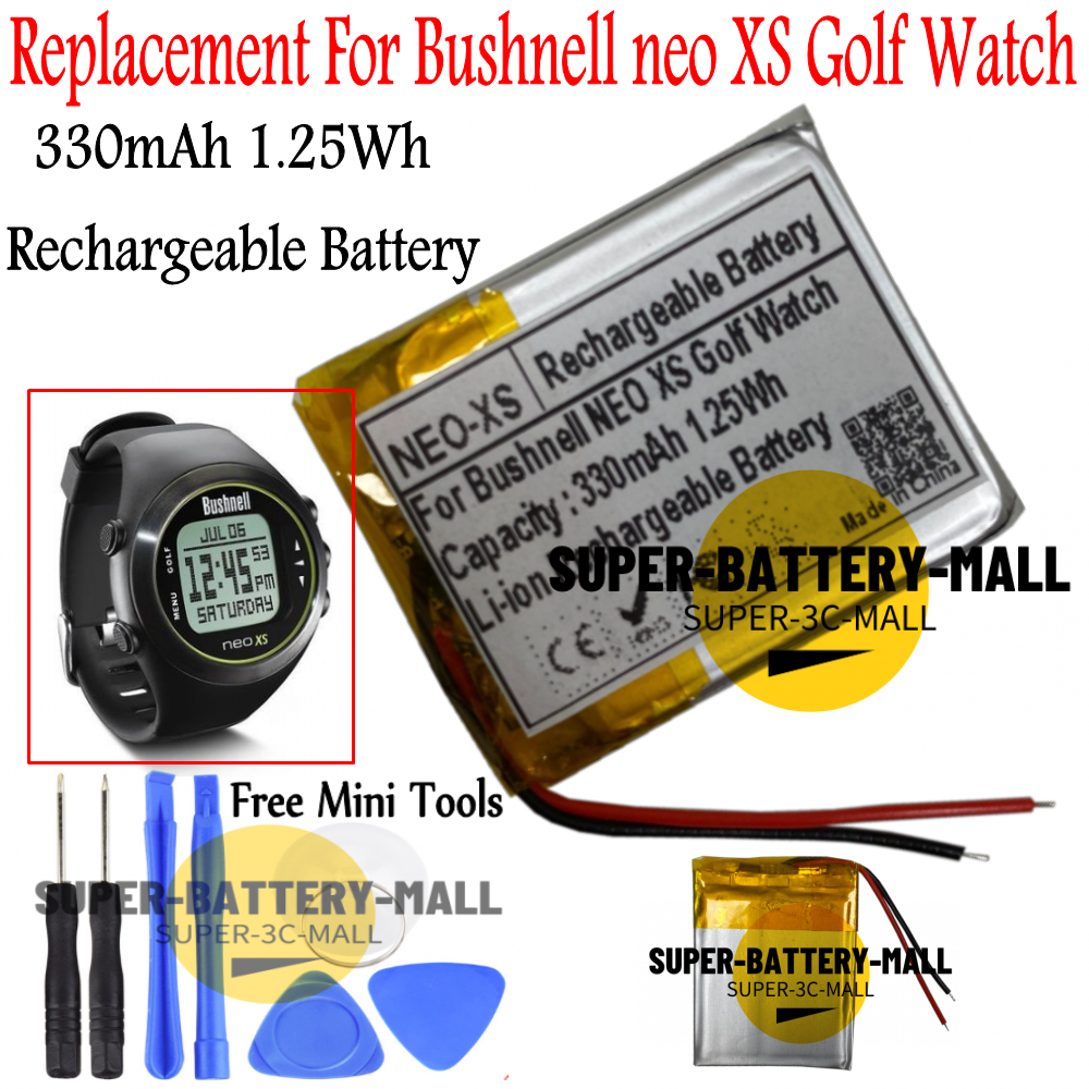 330mAh Repair Battery Rechargeable For Bushnell neo XS GPS Golf