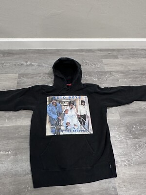 Supreme Rap-A-Lot Geto Boys Hooded Sweatshirt Black Large S/S 17