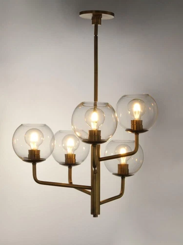 Maxim Branch - Four Light Pendant 38414CLNAB - Picture 3 of 5