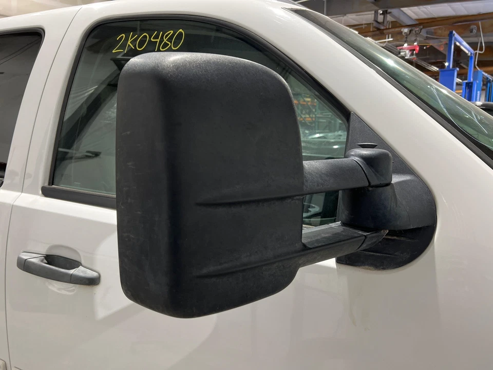 Espelho de porta elétrico aquecido preto 2007 - 2014 Chevy Silverado 2500HD passe destro - Imagem 2 de 4