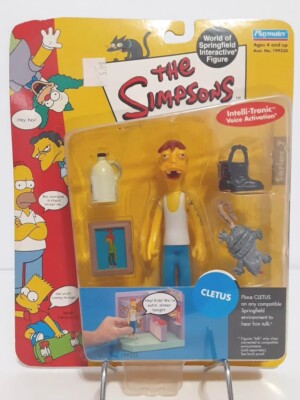The Simpsons Cletus World Of Springfield Playmates Interactive Fig 2001 S7 MOC