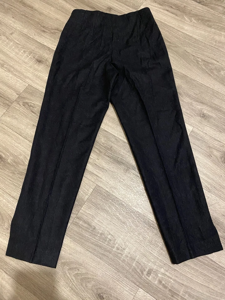 PANTALONES DE CORTE LANA VIRGEN GUNEX by brunello cucinelli controllo 02 negro talla ee. uu. 4 Foto 2 de 4