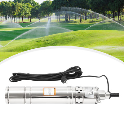 550W Tiefbrunnenpumpe, Unterwasserpumpe, Wasserpumpe Rostfreier Stahl EU-Norm