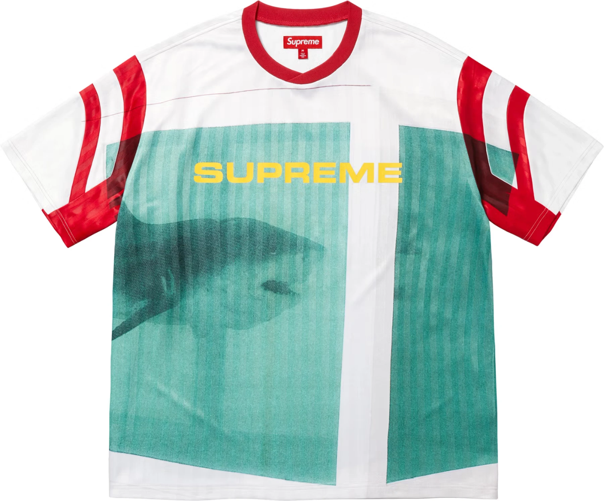 Supreme x Damien Hirst Soccer Jersey Black White 2colors SS25 | eBay