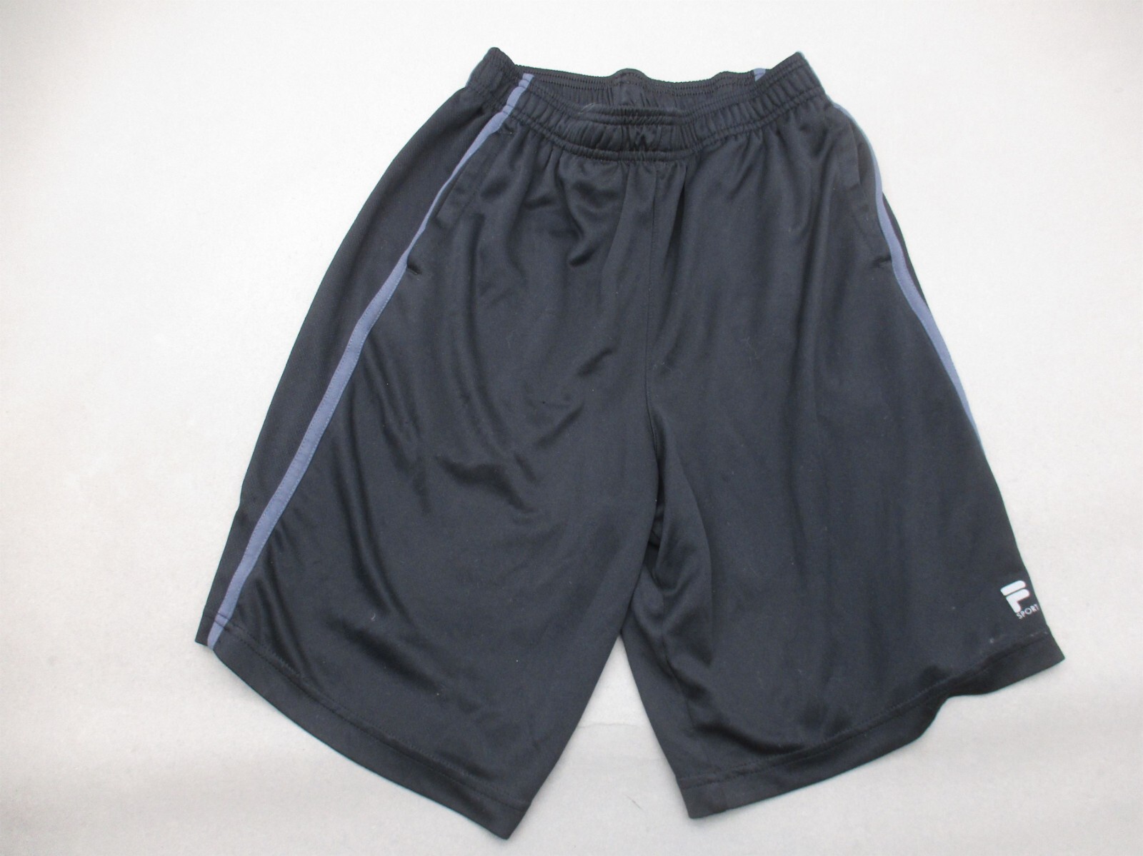 FILA Taglia L Pantaloncini Uomo Elasticizzati Vita Tasca Leggeri Corsa Atletica 991