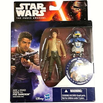 Star Wars Action Figure Space Mission – Poe Dameron Con Jetpack E 2 Accessori, 9,5 Cm