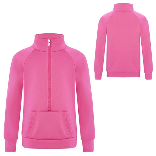 Girls T-shirts Walking Tops Workout Sweatshirts Solid Color Sportswear Travel - Picture 14 of 83