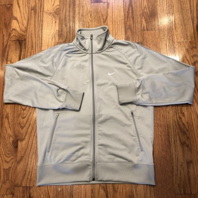 Nike Gray Full Zip Athletic Jacket RN#56323 CA#05553 The Athletic Dept ...