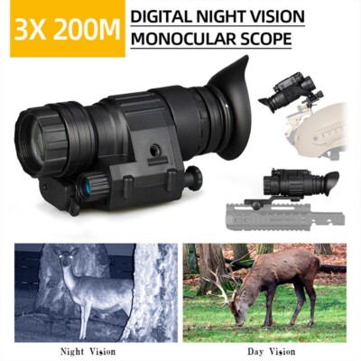 PV3 3x IR Infrarot Nachtsicht 940nm Monokular Zielfernrohr Outdoor Jagd Werkzeug