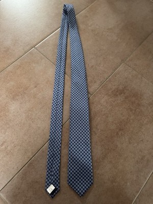 Krawatte 100% Seide A.W. Dunmore Blau