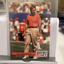 Pro Set 1992 Bill Belichick #144 Cleveland Browns Football Card